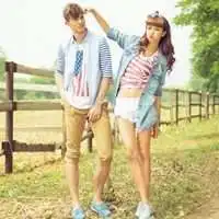  情侣头像男小清新绿色微信头像图片大全