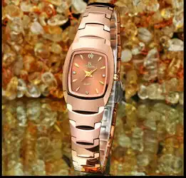  超薄防水女士手表女腕表石英女钨钢女表男情侣手链手表