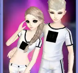  炫舞情侣套自定义图片数字黑色透明可以做吗帮我做一个11一个21可以吗