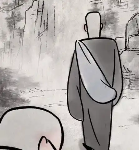  一禅小和尚不愿放弃的小和尚,却被河水冲走了