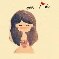  卡通结婚头像两张一组微信头像图片大全