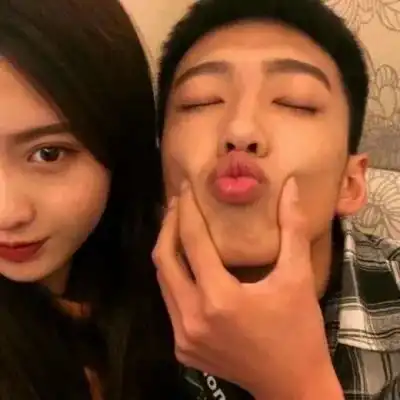  真人情头超甜双人情侣头像