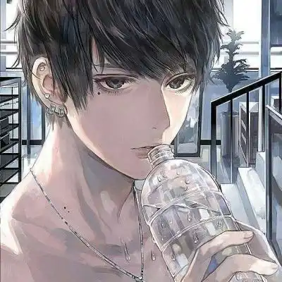  卡通头像男生冷酷帅气最帅头像二次元男高清