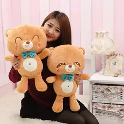  批发布娃娃泰迪熊毛绒玩具抱抱熊玩偶情侣公仔生日礼物公仔玩偶名扬毛绒玩具