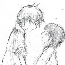  素描的个性头像