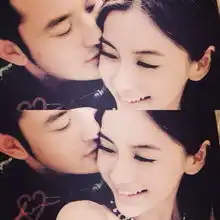  黄晓明angelbaby甜蜜合影