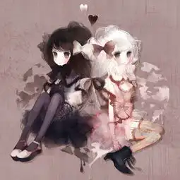 求近似这样的动漫少女的闺蜜图