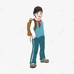  开学季男生背书包贴图素材图片免费下载高清psd千库网图片编号9883798