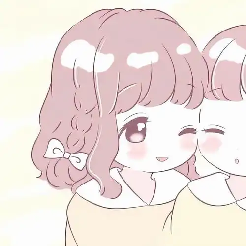  动漫闺蜜头像相识很短,未来很长,有幸做过彼此的耳朵