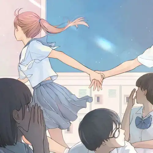  情侣头像丨我想从你的窗户里看月亮