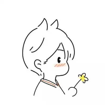  手绘头像男生黑白简约极简手绘黑白男生图片合集