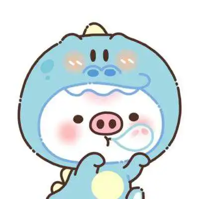  一对萌二次元伴侣卡通头像