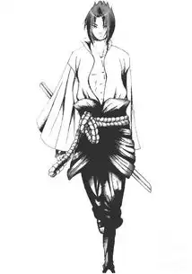  佐助素描做头像,只要素描