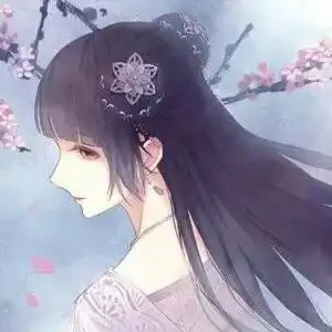  长发飘逸桃花仙女