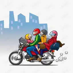  矢量骑摩托的人素材图片免费下载高清psd千库网图片编号7978339
