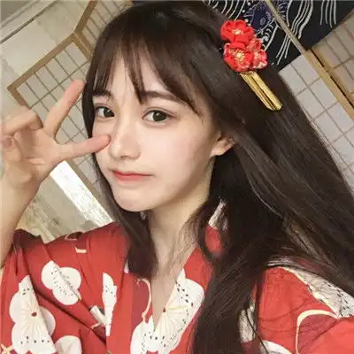 2018红色系喜气女生头像高清适合元旦新年用的红色头像
