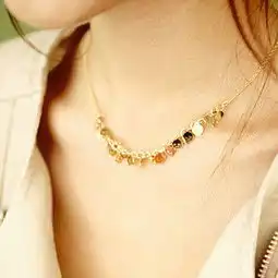  名朵饰品骷髅头项链女短款锁骨链韩版韩国水堆糖,美好生活研究所