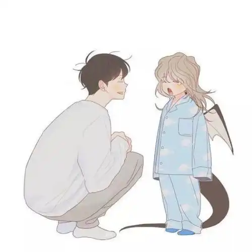  情侣头像图片一男一女卡通,你在我心中是无人替代的