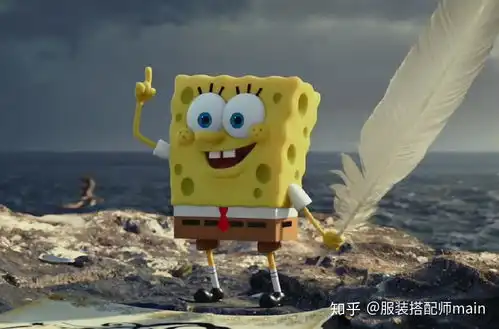  没想到海绵宝宝的长袜这么好穿,搭短裤清爽,搭连衣裙更是时髦