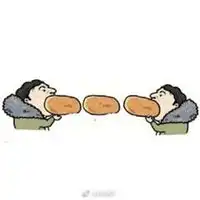  王思聪吃热狗情侣头像微信头像图片大全