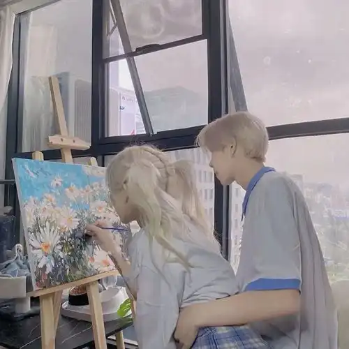  情侣头像丨一眼惊鸿的情侣头像