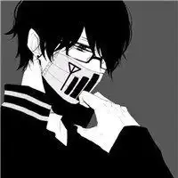  漫画头像男生戴帽子像右看微信头像图片大全