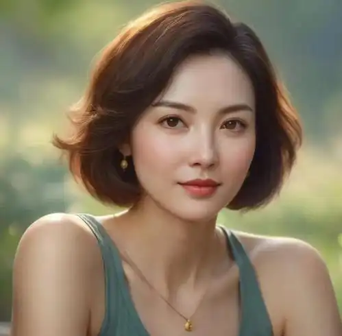  中年女性发型怎么选,侧分波波头很不错,知性时尚显气质