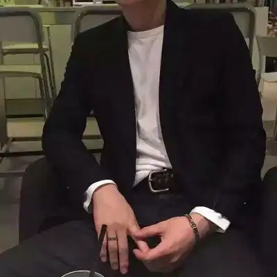  成熟霸气有男人味头像半身西装无头头像