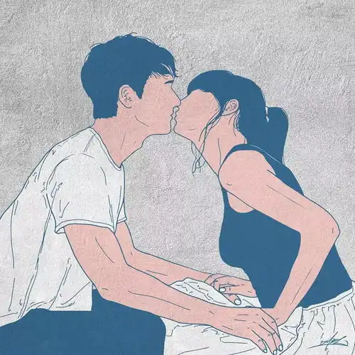  当下最火的情侣插画,看完让人浮想联翩,脸红心跳