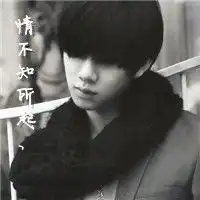  就这样,安安静静情侣帅气qq黑白头像