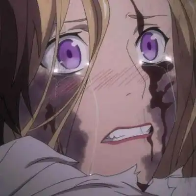  动漫黑暗情侣头像一对又丧又酷情头一左一右