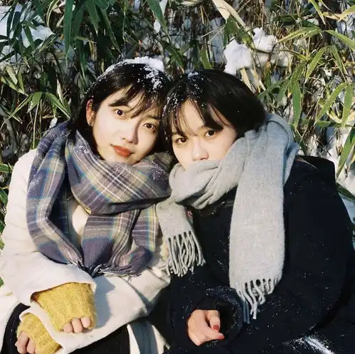 闺蜜头像今年一起看雪好吗