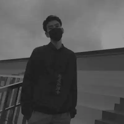  影子头像男黑白伤感图片