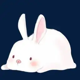 趴着的萌萌哒可爱兔子元素免费下载图片素材其他格式下载动漫人物大全