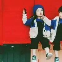 情侣头像可爱小孩一对青梅竹马
