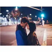  2017上下白框情侣头像,我对你真的动了心