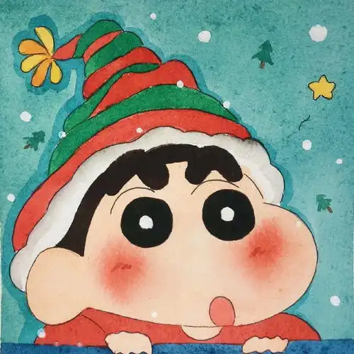  头像圣诞节情侣头像单人头像多人头像
