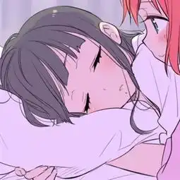  我要qq动漫情侣头像两张,一左一右的那种,最好是紫色的