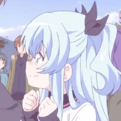  沫兮可爱二次元精致一对两张卡哇伊情侣头像