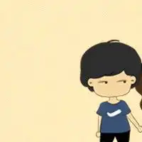  卡通情侣头像一左一右待你熬过年少轻狂我样再相爱