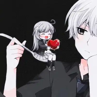  抱宠物带宠物可爱动漫情侣头像,抱宠物的情侣头像