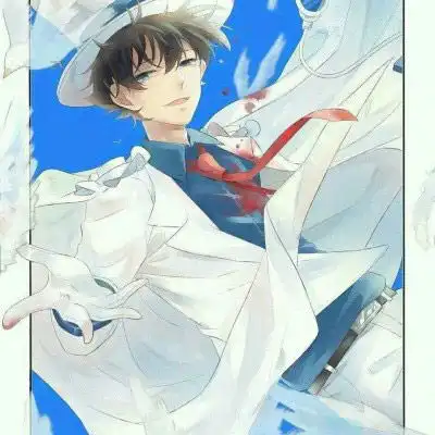  唯美怪盗基德qq头像精美名侦探柯南封面图