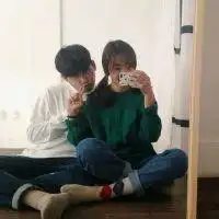  情侣一对一张微信头像