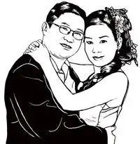  仰视线描头像太过于在意保护色