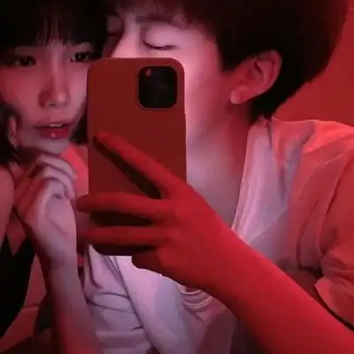  ins真人小众情侣头像,我会一直陪着你