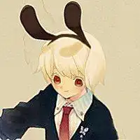  一个男孩抱着兔子的情侣头像微信头像图片大全