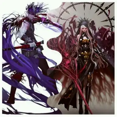  dnf男女鬼剑三觉立绘图分享地下城情侣头像推荐