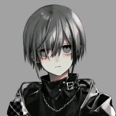  情头动漫一男一女黑暗丧