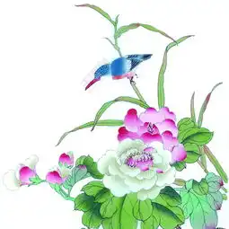  牡丹花鸟图高清图片免费下载jpg格式4122像素编号16728132千图网