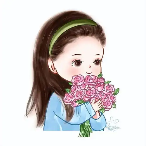  听说用刘亦菲捧花头像会有好运哦